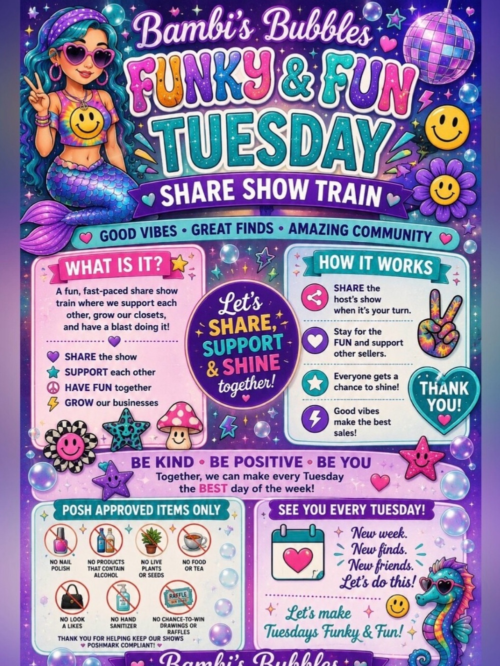Isapalooza is Live! Come join the Funky & Fun Share Show Train on Tuesdays! - Picture 2 of 3